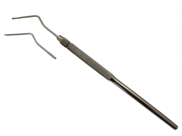 Umlarvnadel für Rechtshänder