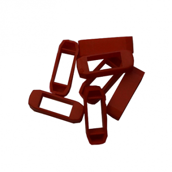 Produktbild von Wideskall Mini-Federklemmen – 5,1 Cm, 30 Stück, Vernickelter Stahl, Rote Gummispitzen, Backenöffnung 0,8 Cm