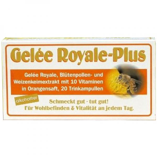 Gelée Royale-Plus Trinkampullen mit Orangensaft